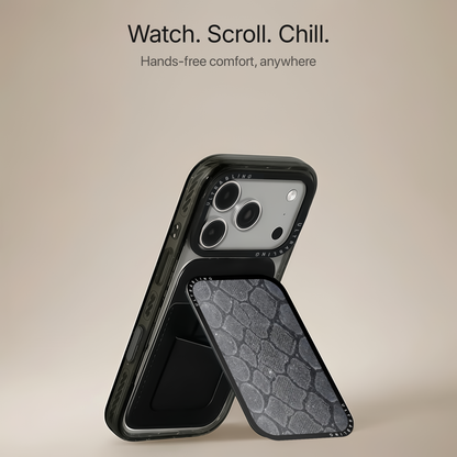 Ash Python MagSafe Wallet - Angle View