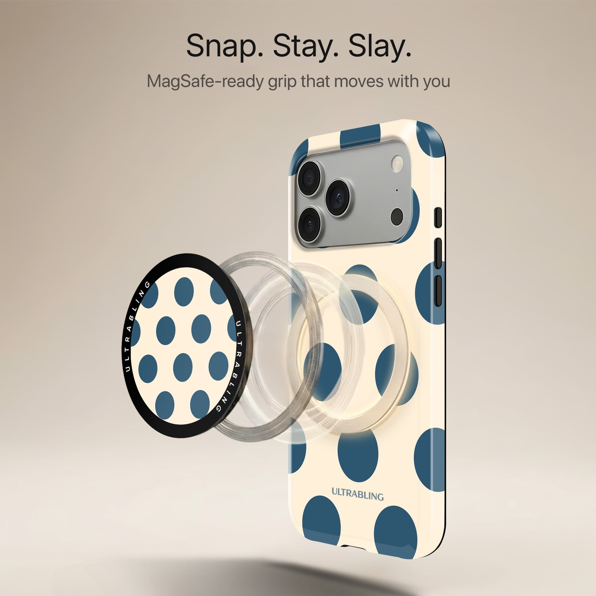 Riviera Polka - MagSafe Phone Grip