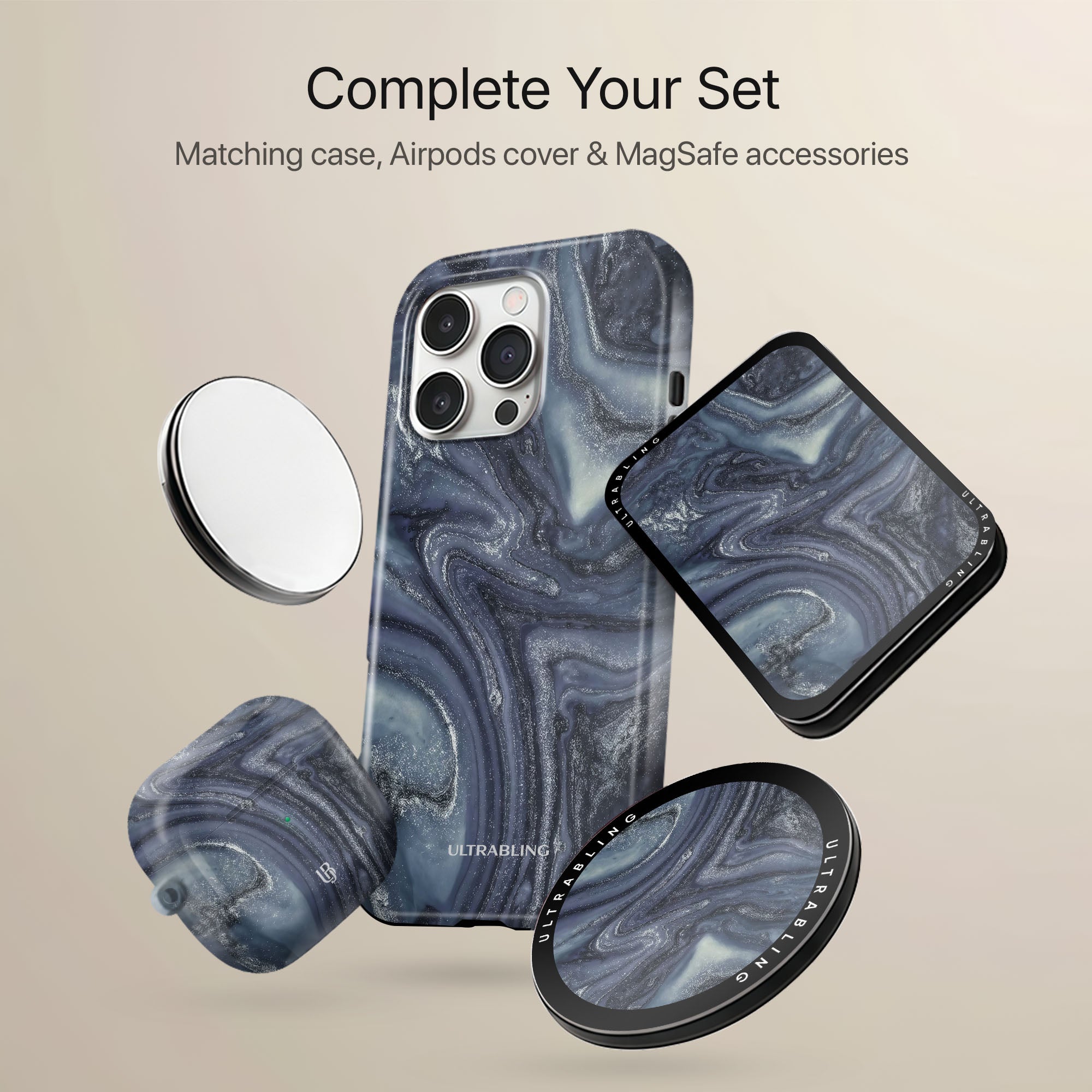 Midnight Marble Ultrabling camera ring detail on eclipse case