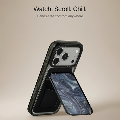 Midnight Marble MagSafe Wallet - Angle View