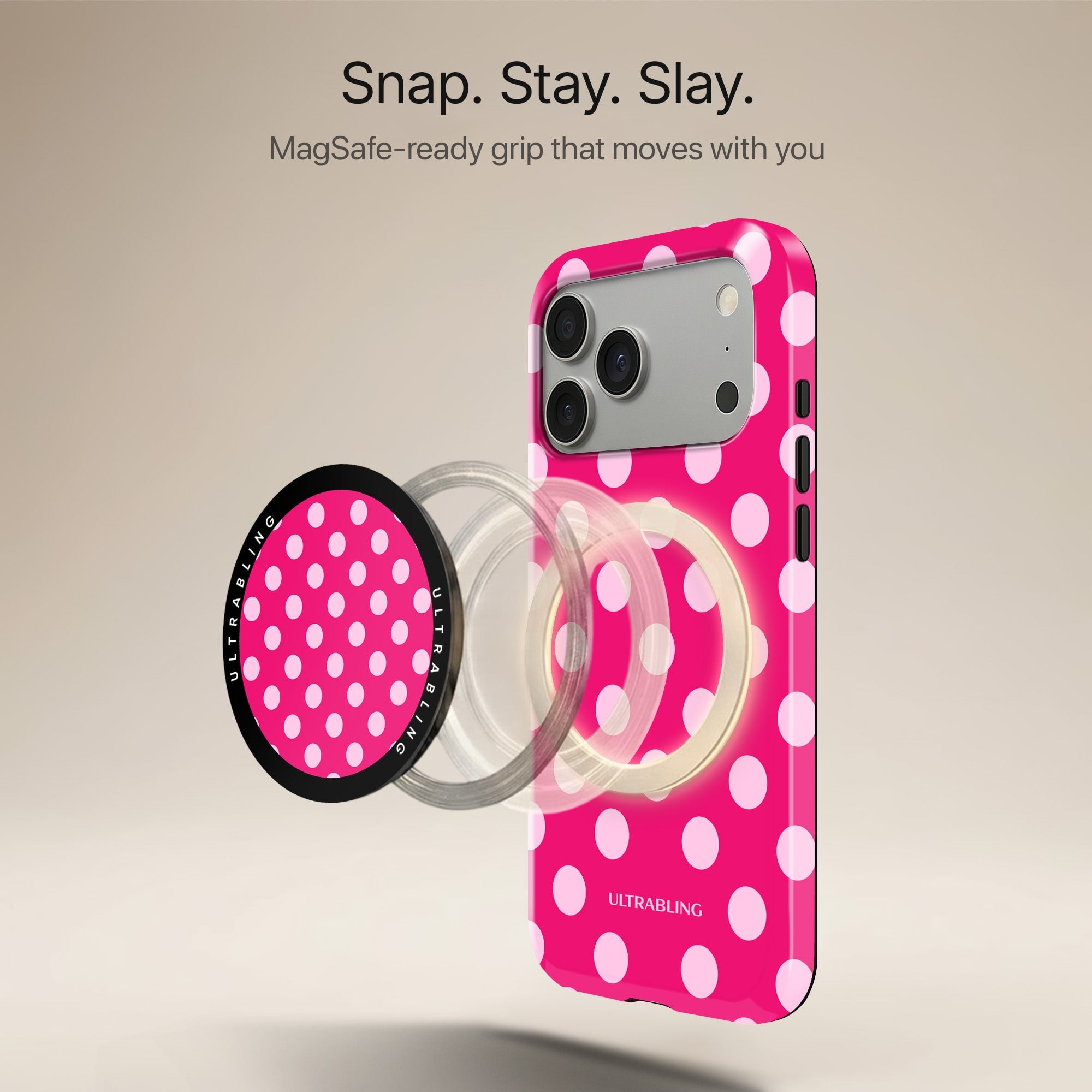 Bubblegum Pop - MagSafe Phone Grip