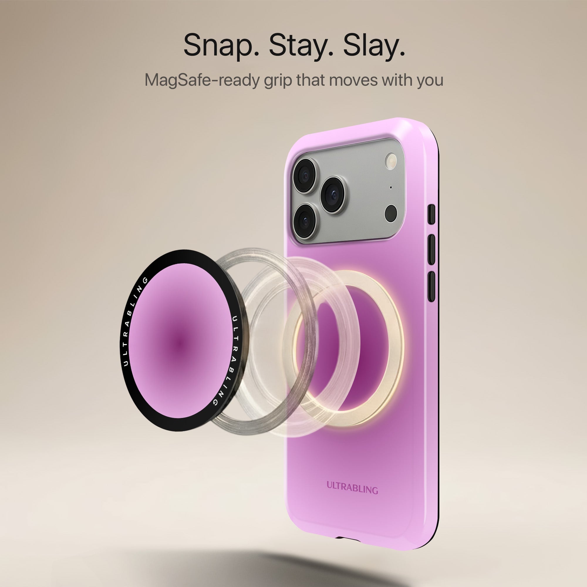 Amethyst Haze - MagSafe Phone Grip