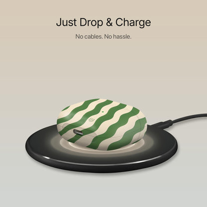 Pistachio Wave - AirPods Case