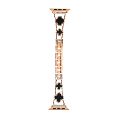 Rose Gold Clover Apple Watch Band