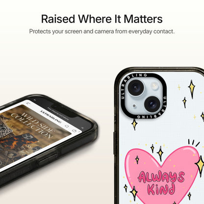 Kind Heart Ultrabling Aura iPhone case MagSafe compatible back view