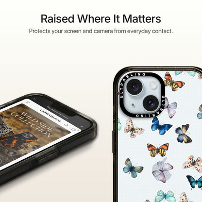 Butterfly Halo Ultrabling Aura iPhone case MagSafe compatible back view
