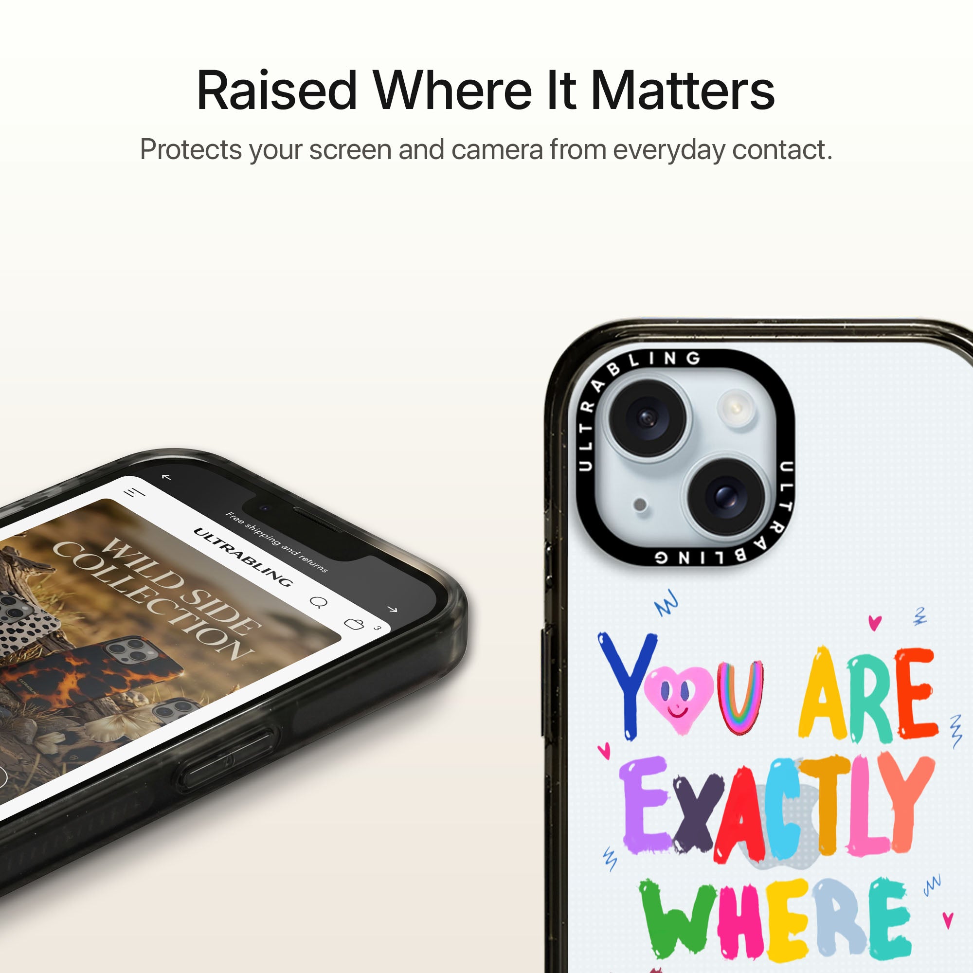 Exact Magic Ultrabling Aura iPhone case MagSafe compatible back view