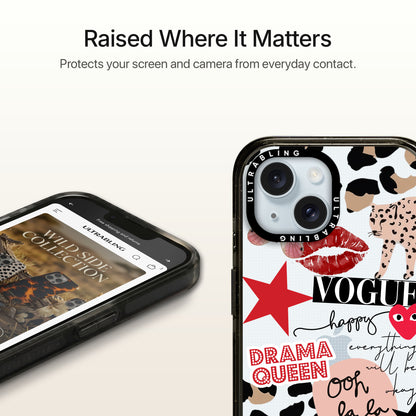 Wild Vogue Ultrabling Aura iPhone case MagSafe compatible back view