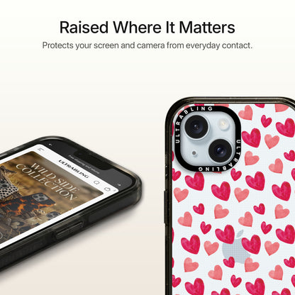 Heart Rush Ultrabling Aura iPhone case MagSafe compatible back view
