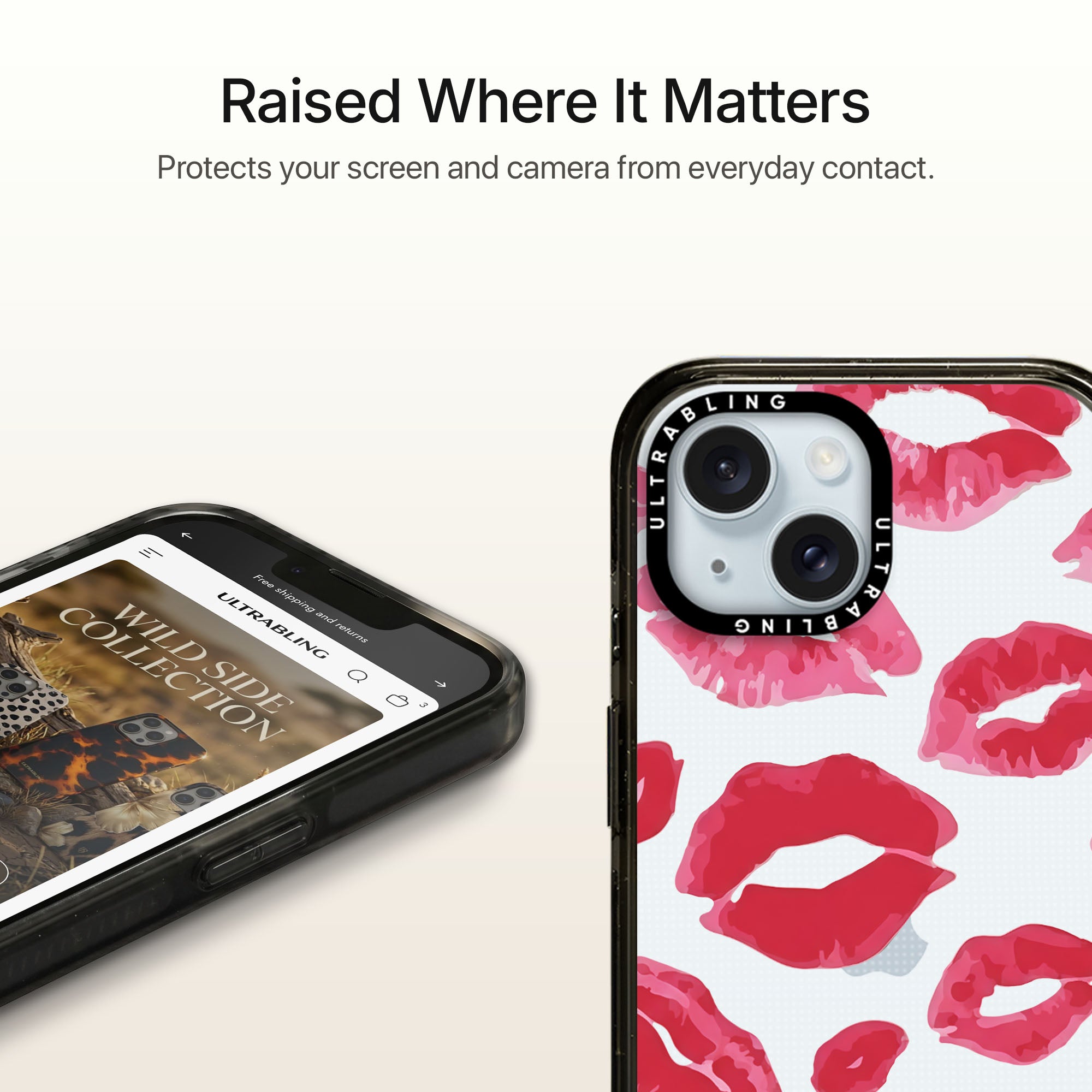 Lip Lock Ultrabling Aura iPhone case MagSafe compatible back view