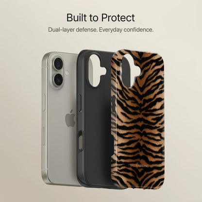 Tiger Sand - Eclipse Case by Ultrabling, designer iPhone case, back view