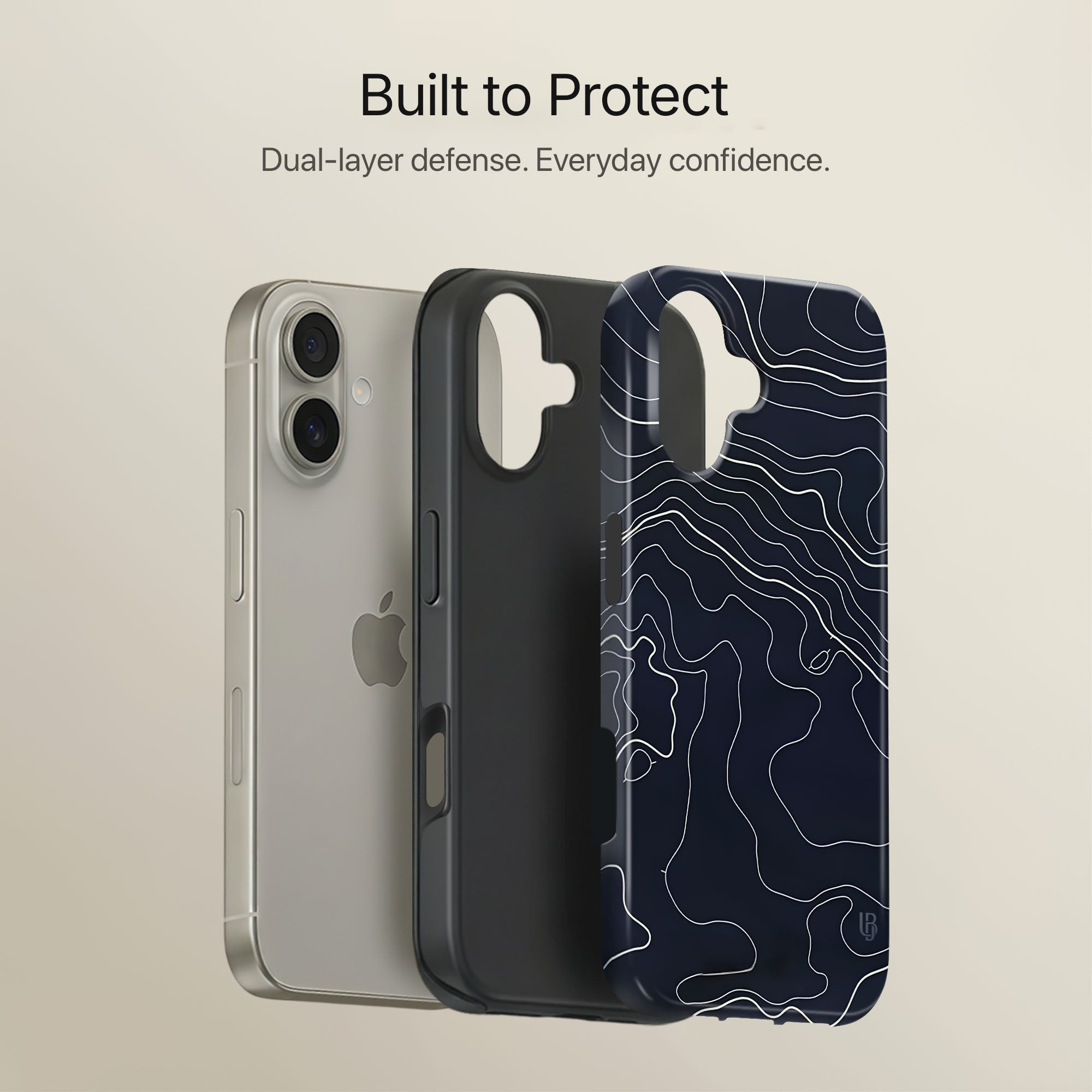 Midnight Terrain Ultrabling full case mockup front view