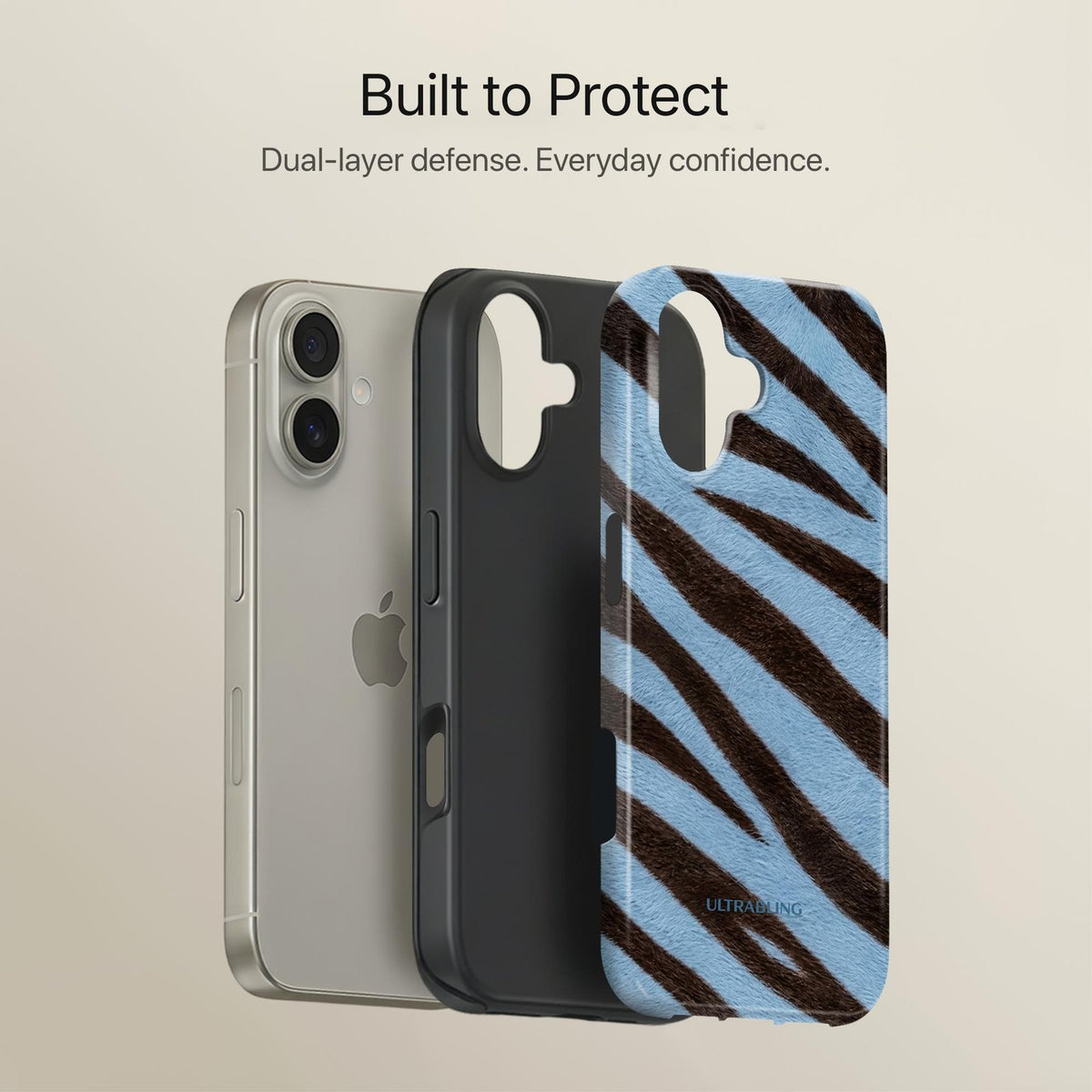 Denim Zebra - Eclipse Case