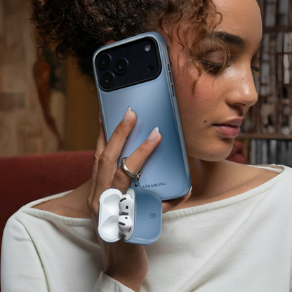 Sky Fade Ultrabling AirPods case detail view