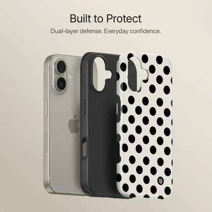 Midnight Polka Ultrabling full case mockup front view