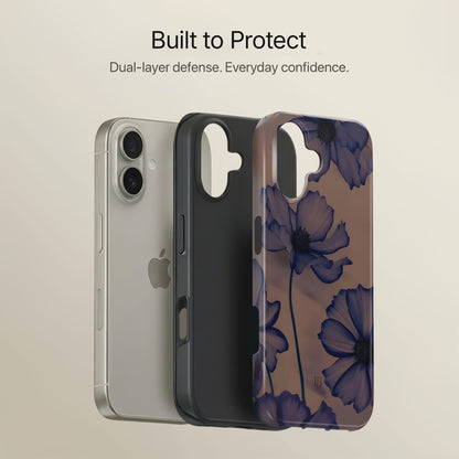 Indigo Blossom Ultrabling full case mockup front view