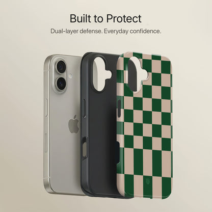 Emerald Grid Ultrabling full case mockup front view