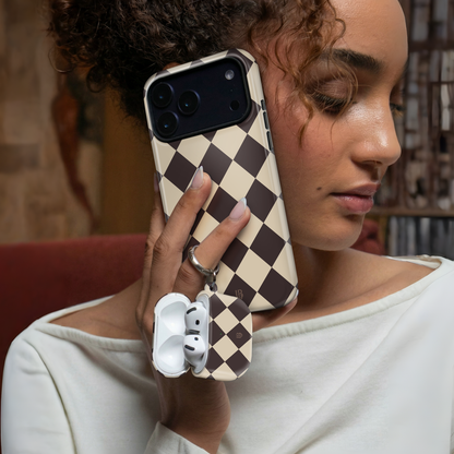 Cocoa Diamond Ultrabling AirPods case detail view