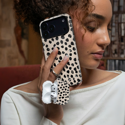 Dalmatian Chic Ultrabling AirPods case detail view