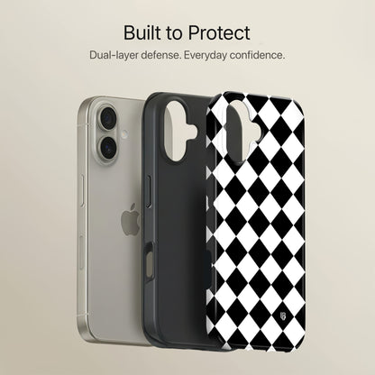 Harlequin Noir Ultrabling full case mockup front view