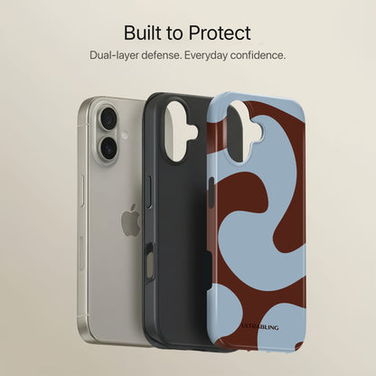 Retro Waves Ultrabling full case mockup front view