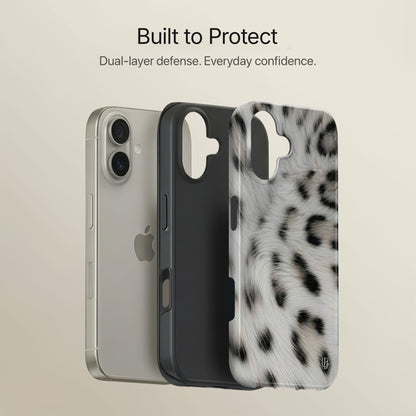 Snow Leopard Ultrabling full case mockup front view
