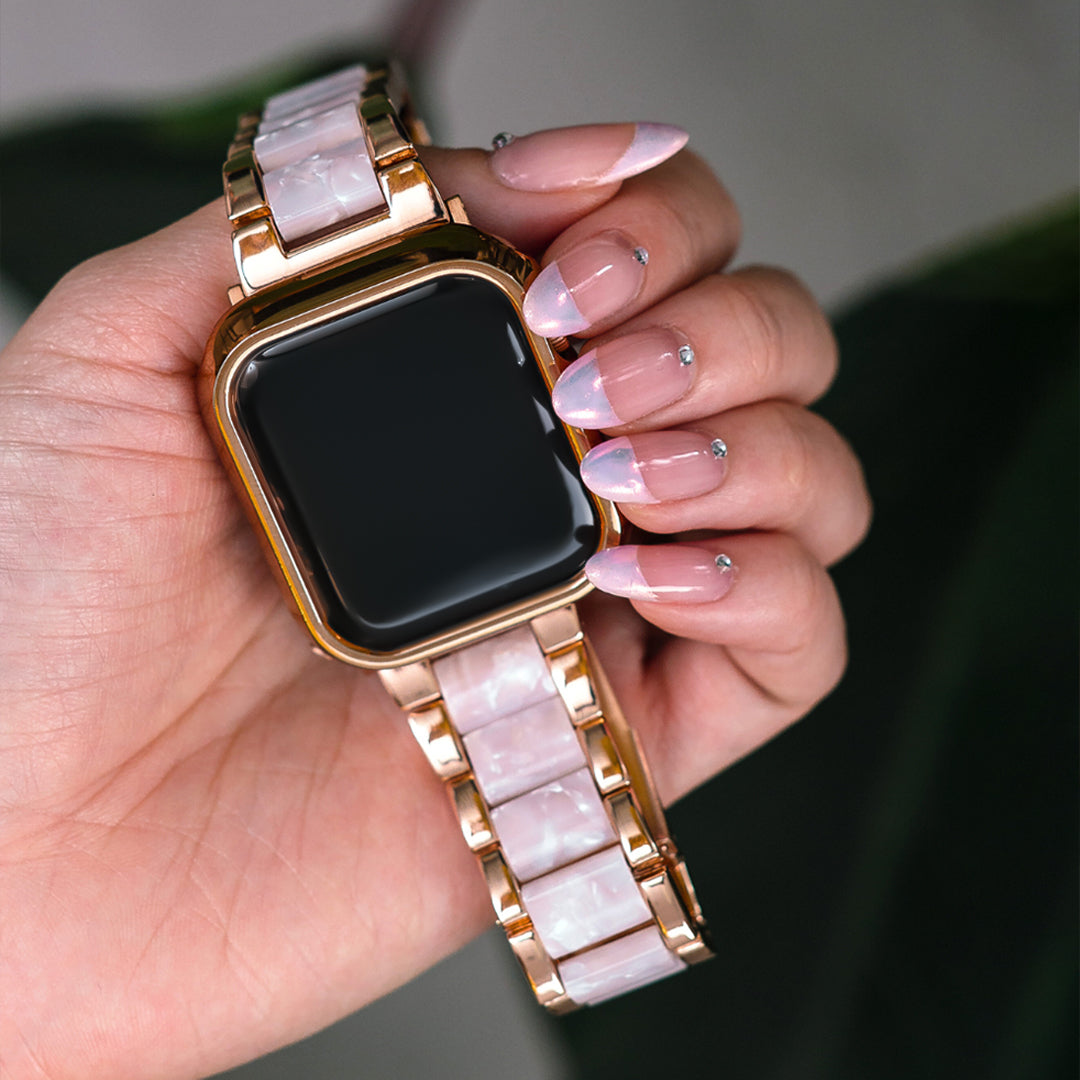 Rose Gold Seashell Apple Watch Band