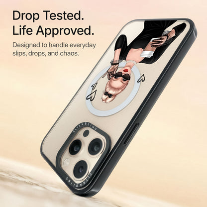 Cafe Muse Ultrabling Aura iPhone case non MagSafe black back view