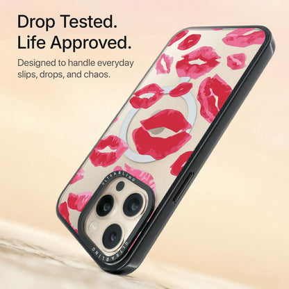 Lip Lock Ultrabling Aura iPhone case non MagSafe black back view