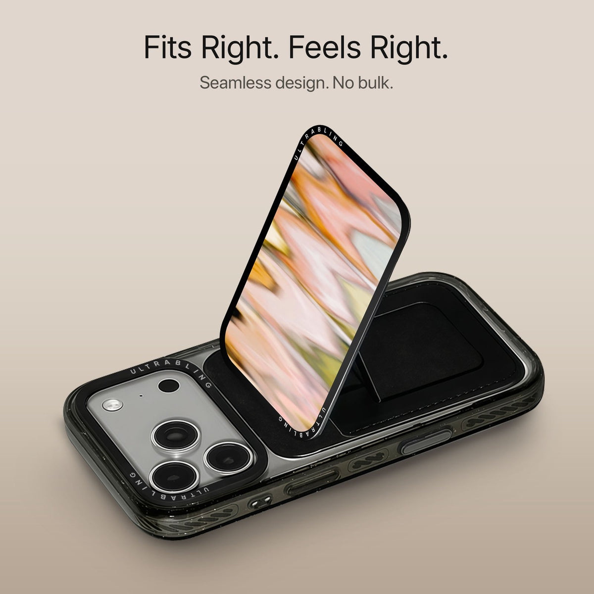 Peach Ripple - MagSafe Wallet by Ultrabling, MagSafe Wallet, packaging view