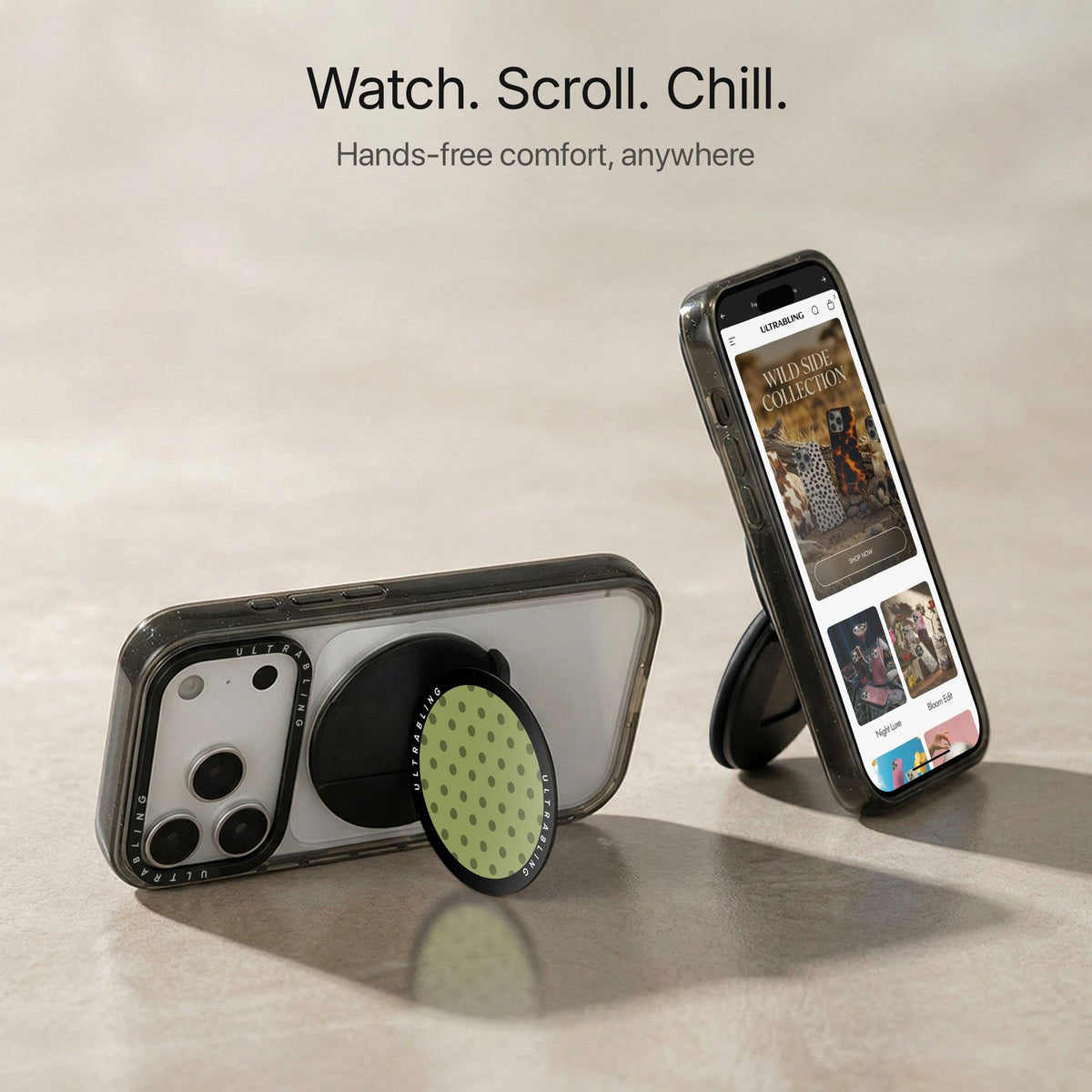 Moss Dots - MagSafe Phone Grip