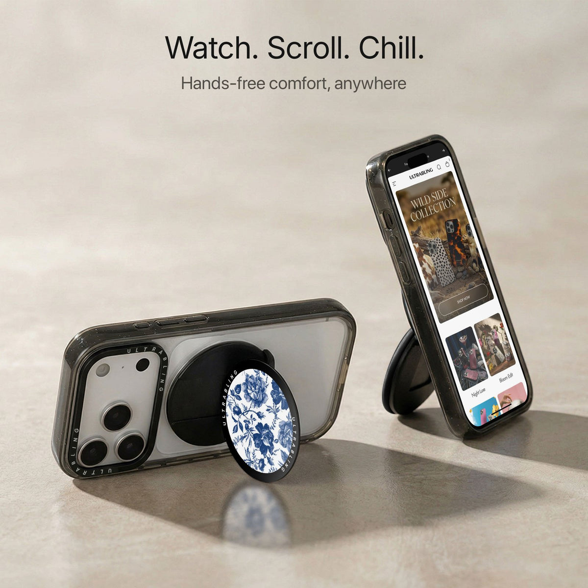 Porcelain Rose - MagSafe Phone Grip