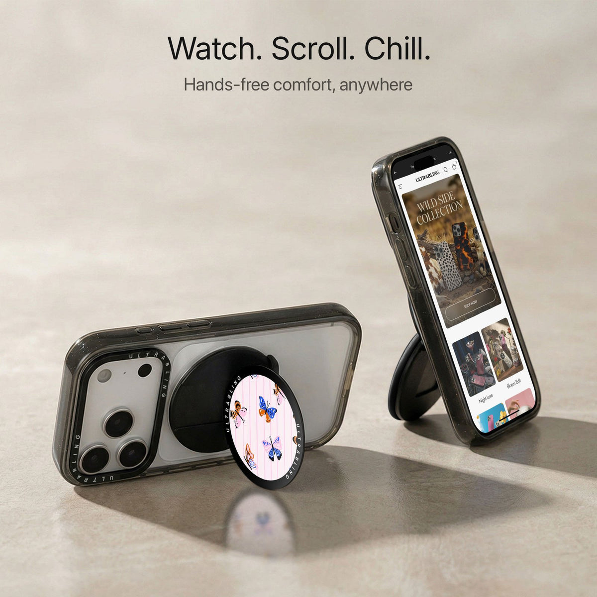 Butterfly Stripe - MagSafe Phone Grip
