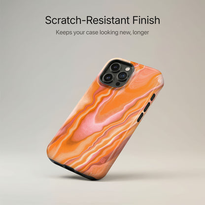 Sunset Agate Ultrabling lifestyle mockup on iPhone