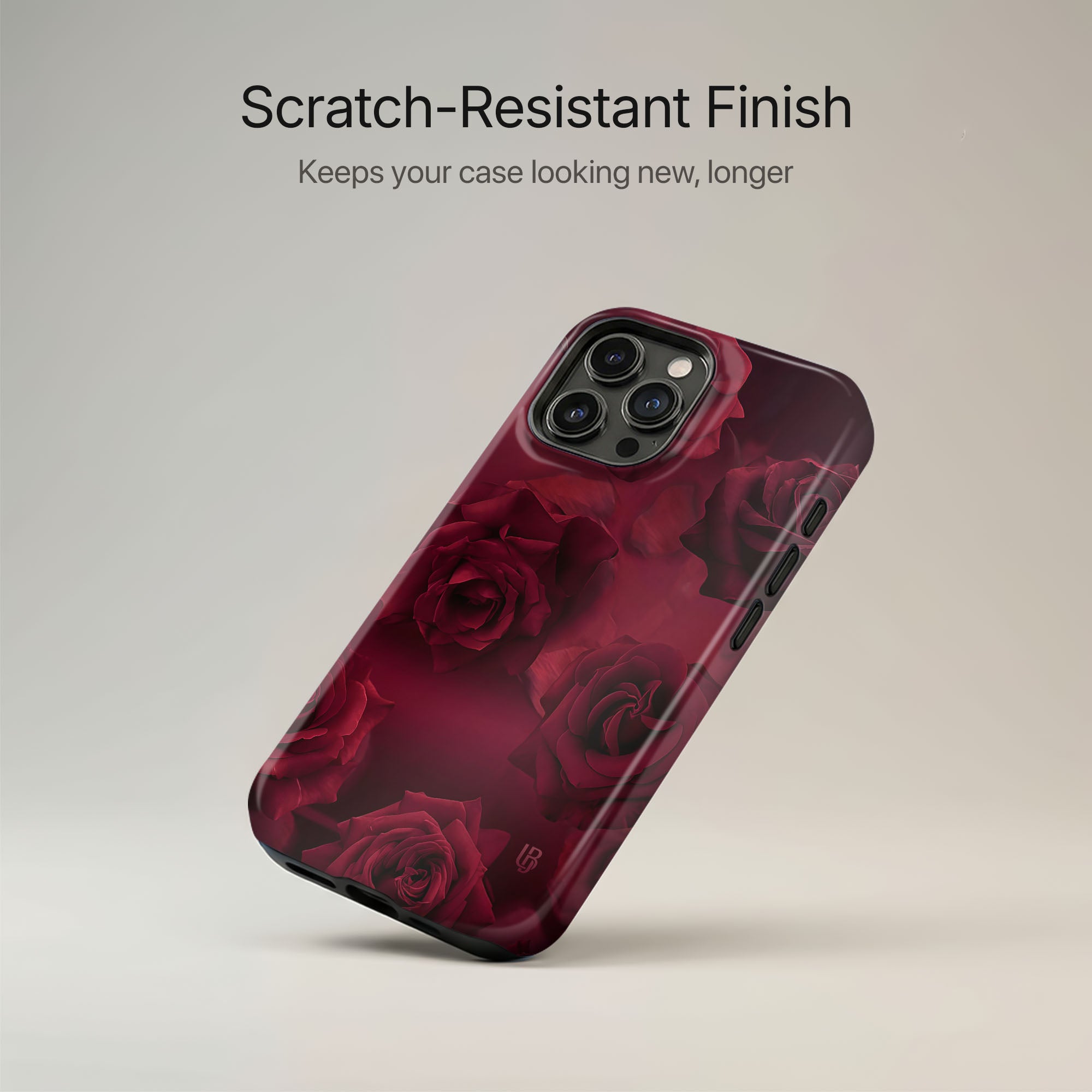 Velvet Roses Ultrabling lifestyle mockup on iPhone