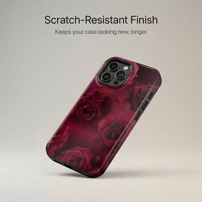 Velvet Roses Ultrabling lifestyle mockup on iPhone