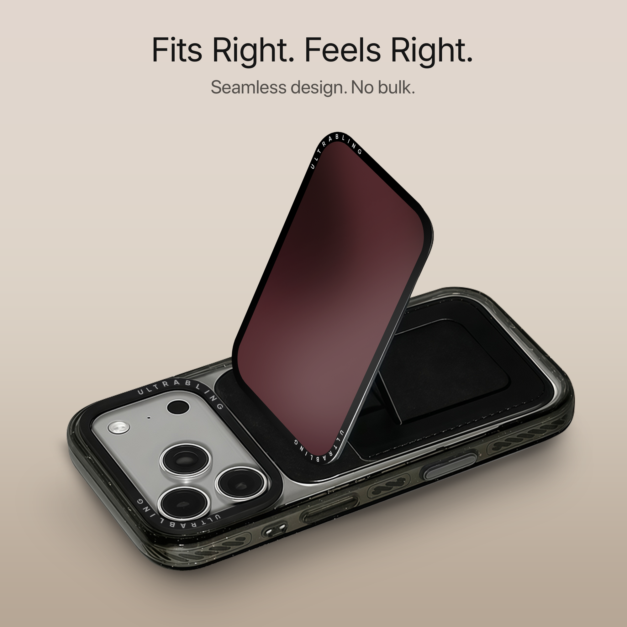 Wine Gloss MagSafe Wallet - Detail View