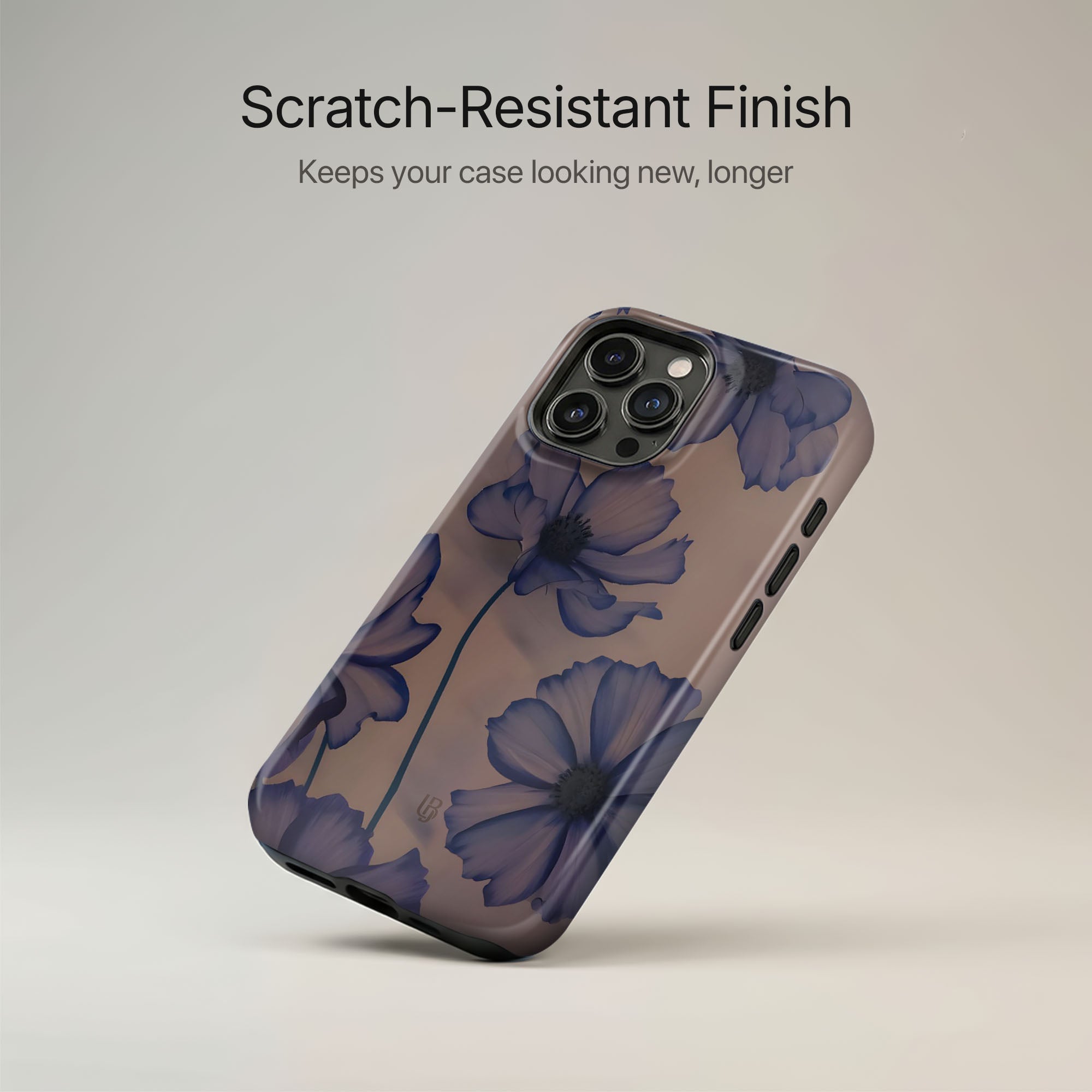 Indigo Blossom Ultrabling lifestyle mockup on iPhone