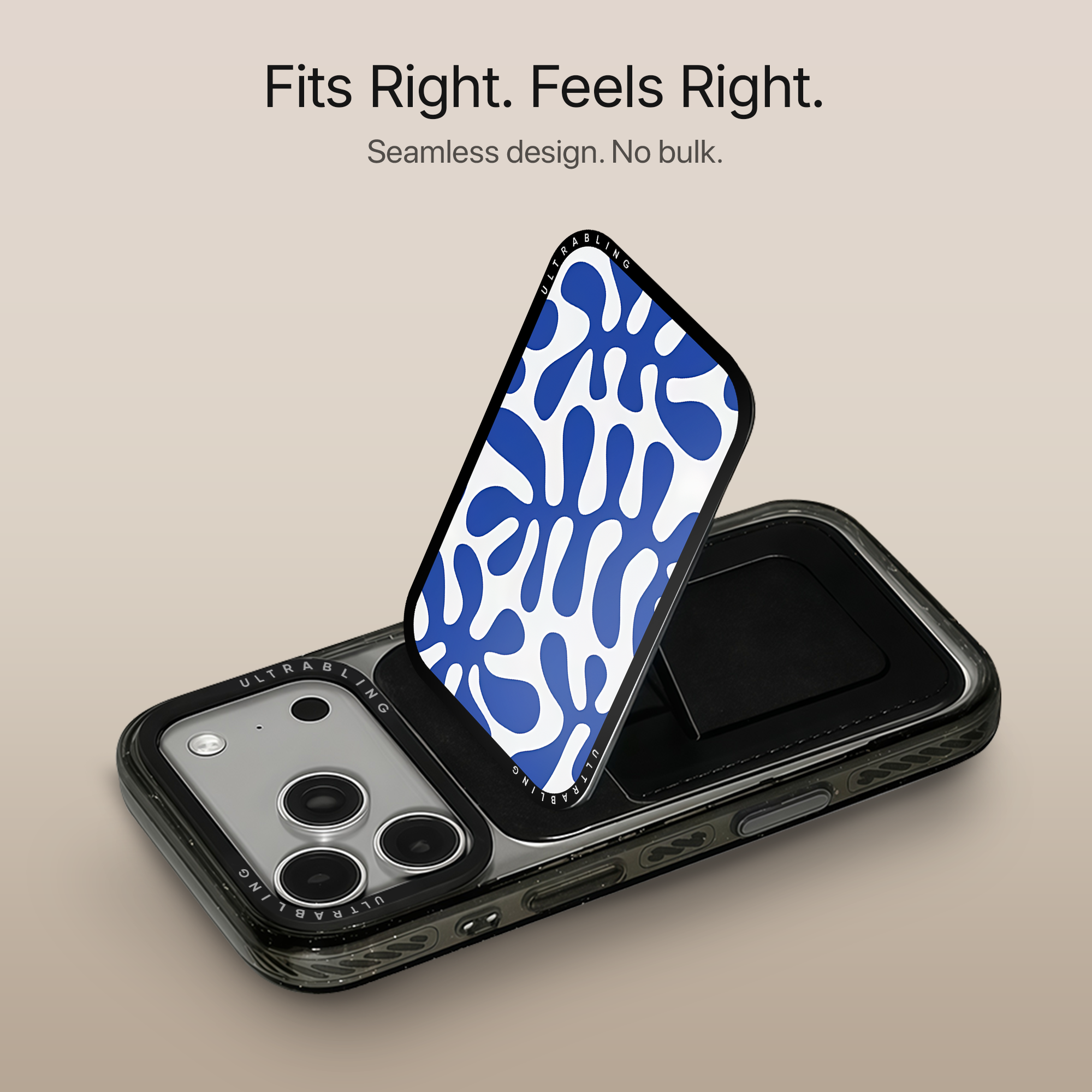 Azure Flow MagSafe Wallet - Detail View