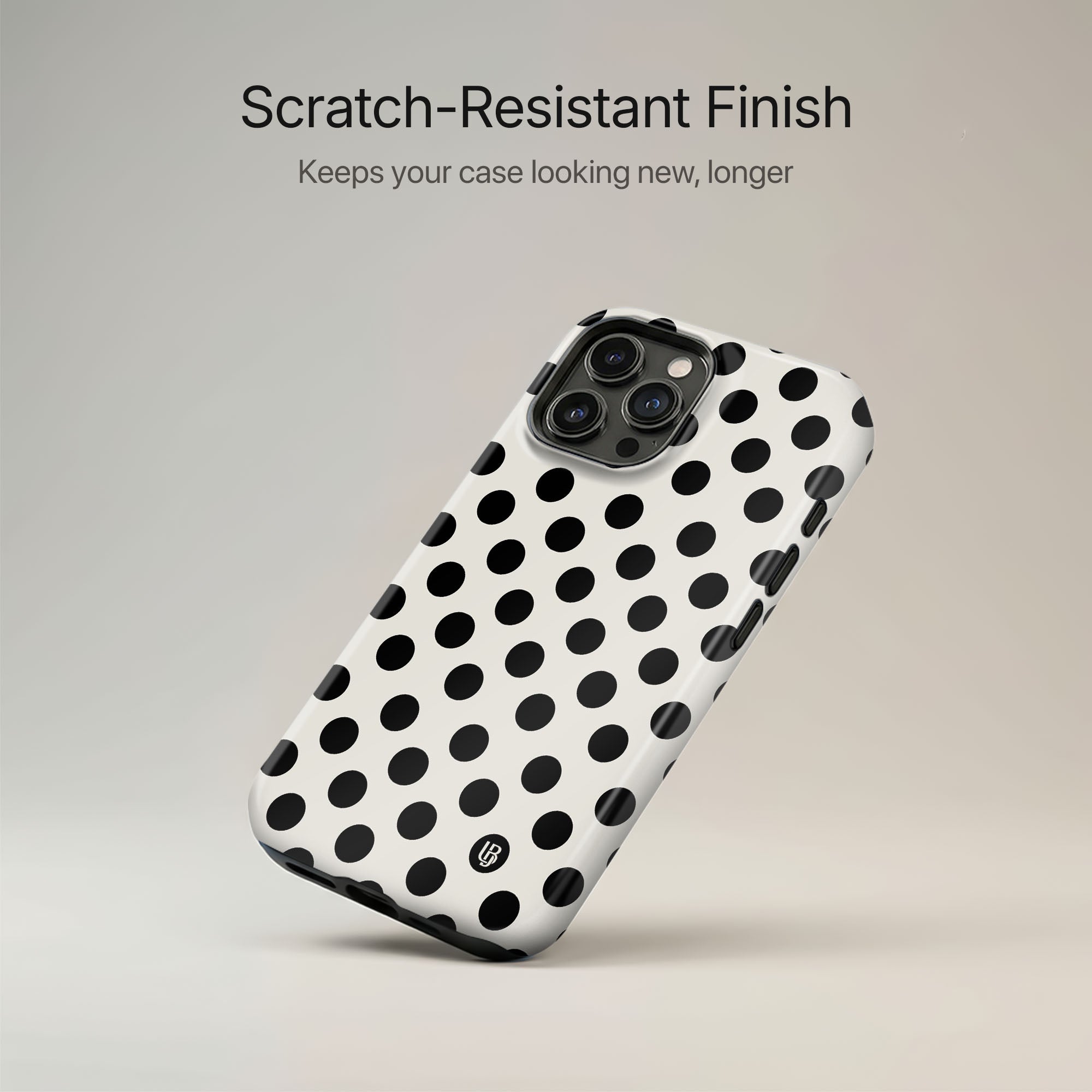 Midnight Polka Ultrabling lifestyle mockup on iPhone