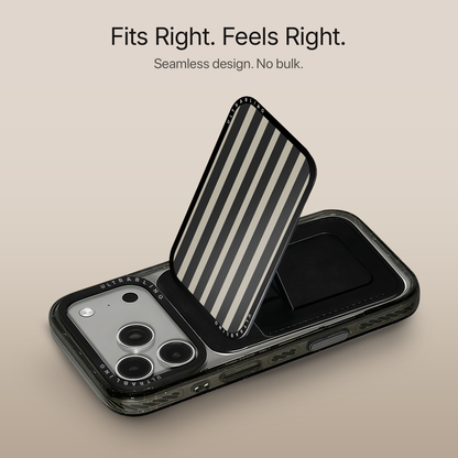 Cafe Stripes MagSafe Wallet - Detail View