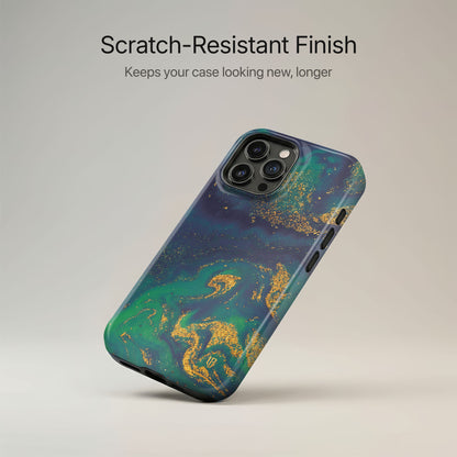Emerald Nebula Ultrabling lifestyle mockup on iPhone