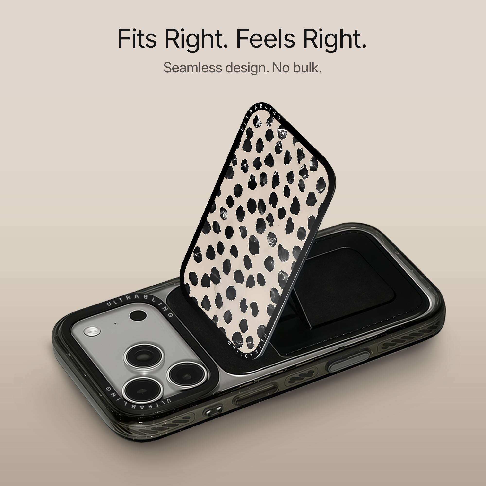 Dalmatian Chic MagSafe Wallet - Detail View