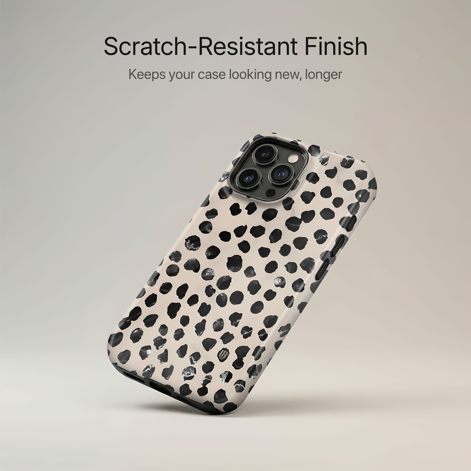 Dalmatian Chic Ultrabling lifestyle mockup on iPhone