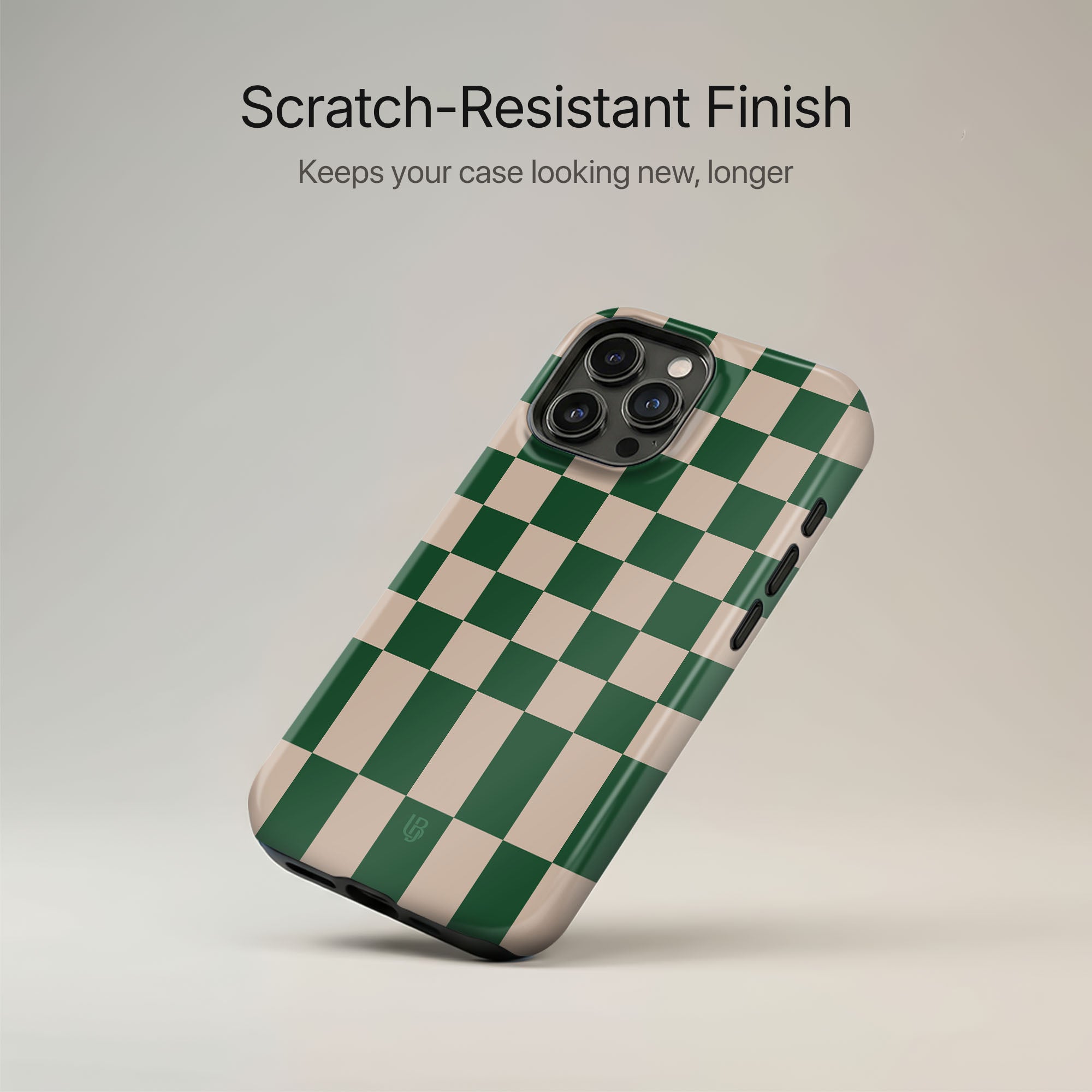 Emerald Grid Ultrabling lifestyle mockup on iPhone