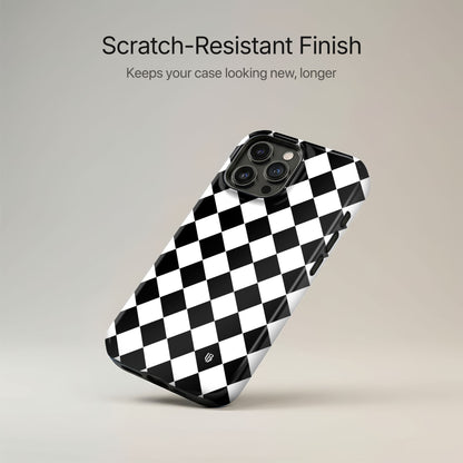Harlequin Noir Ultrabling lifestyle mockup on iPhone