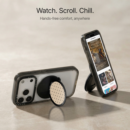 Vanilla Dots Ultrabling MagSafe Phone Grip - Close-Up