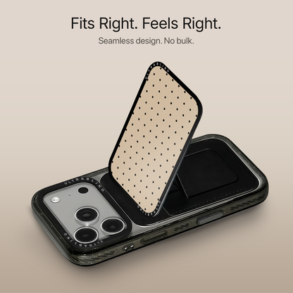 Vanilla Dots MagSafe Wallet - Detail View