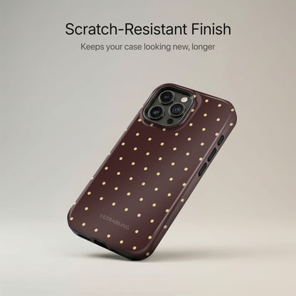 Gold Dust Ultrabling lifestyle mockup on iPhone