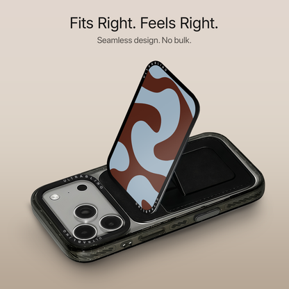 Retro Waves MagSafe Wallet - Detail View